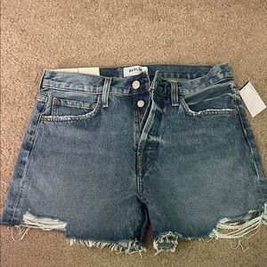 NWT Agolde Parker Long Short in LOWKEY